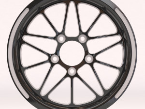 RBZ Billet Speedster Wheel ffront and rear Model do druku 3D