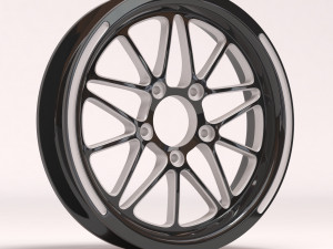 RBZ Billet Speedster Wheel ffront and rear Model do druku 3D