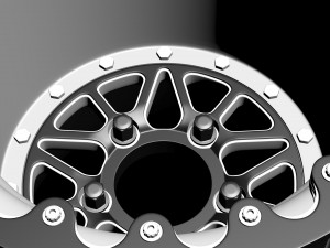 RBZ Billet Speedster Wheel ffront and rear Model do druku 3D