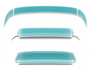 Civic EG6 Rear Spoilers kit 3D 打印模型