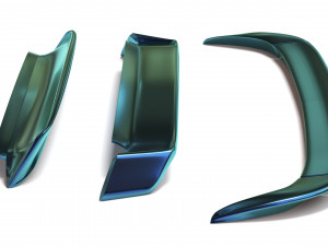 Civic EG6 Rear Spoilers kit 3D 打印模型