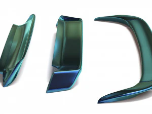 Civic EG6 Rear Spoilers kit 3D Print Model