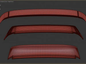 Civic EG6 Rear Spoilers kit 3D Print Model