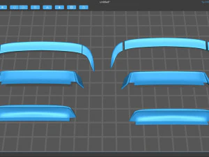 Civic EG6 Rear Spoilers kit 3D Print Model