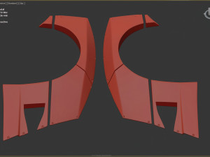 F40 Liberty Walk Rear Fenders 3D 打印模型