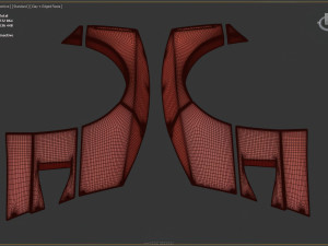 F40 Liberty Walk Rear Fenders 3D 打印模型