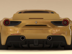 F488 Wide Body Kit Printable 3D प्रिंट मॉडल