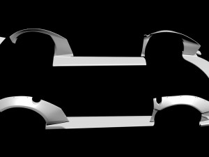 F488 Wide Body Kit Printable 3D प्रिंट मॉडल
