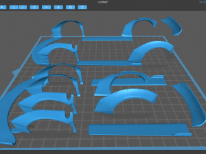 F488 Wide Body Kit Printable 3D प्रिंट मॉडल