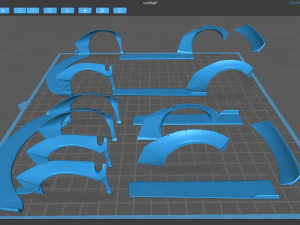 F488 Wide Body Kit Printable 3D Print Model
