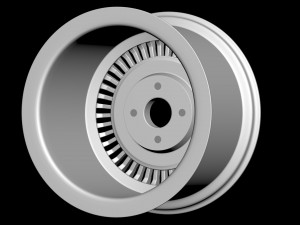 Delorean Rim 3D Принт Модель