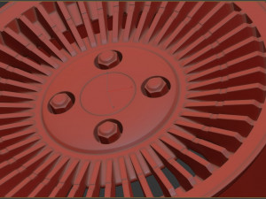Delorean Rim 3D Принт Модель