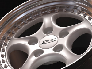 993 RS Speedline Wheels Model Cetak 3D