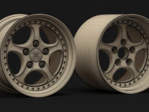 993 RS Speedline Wheels 3D Print Model