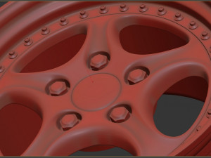 993 RS Speedline Wheels Model Cetak 3D