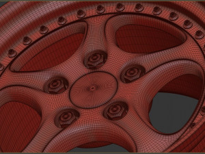 993 RS Speedline Wheels Model Cetak 3D