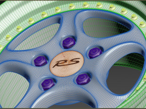 993 RS Speedline Wheels Model Cetak 3D