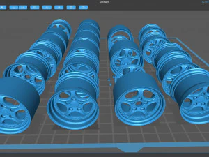 993 RS Speedline Wheels 3D Print Model
