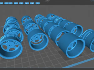 993 RS Speedline Wheels 3D Print Model