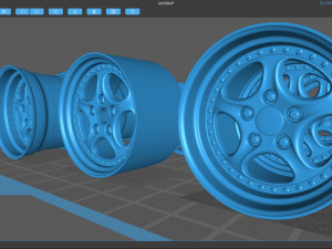 993 RS Speedline Wheels Model Cetak 3D