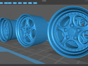993 RS Speedline Wheels 3D Print Model