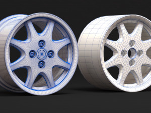RS200 Wheel 8 Spoke 3D प्रिंट मॉडल