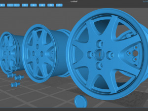 RS200 Wheel 8 Spoke 3D प्रिंट मॉडल