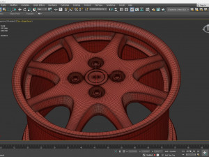 RS200 Wheel 8 Spoke 3D प्रिंट मॉडल