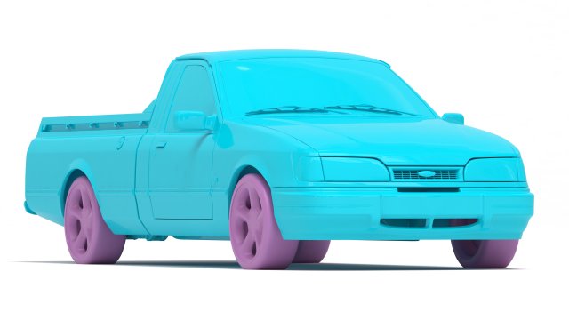 Sierra P100 Pick Up Print Kit 3D Print Model .c4d .max .obj .3ds .fbx .stl .blend 