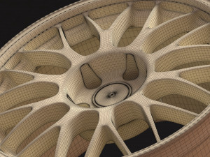 BBS Rg-MG Rim 3D Принт Модель