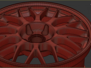 BBS Rg-MG Rim 3D Принт Модель