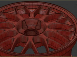 BBS Rg-MG Rim 3D Print Model