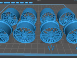 BBS Rg-MG Rim 3D Print Model