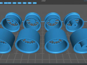 BBS Rg-MG Rim 3D Print Model