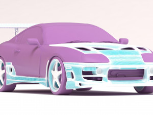 Supra Bomex Body Kit Modelo de Impressão 3D