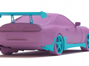 Supra Bomex Body Kit Modelo de Impressão 3D