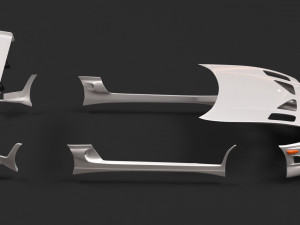 Supra Bomex Body Kit Modelo de Impressão 3D
