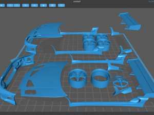 Supra Bomex Body Kit Modelo de Impressão 3D