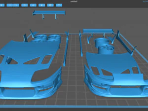 3D TABIJIボディキット スープラ ボメックス ボディキット 3Dプリントモデル in 車 446884
