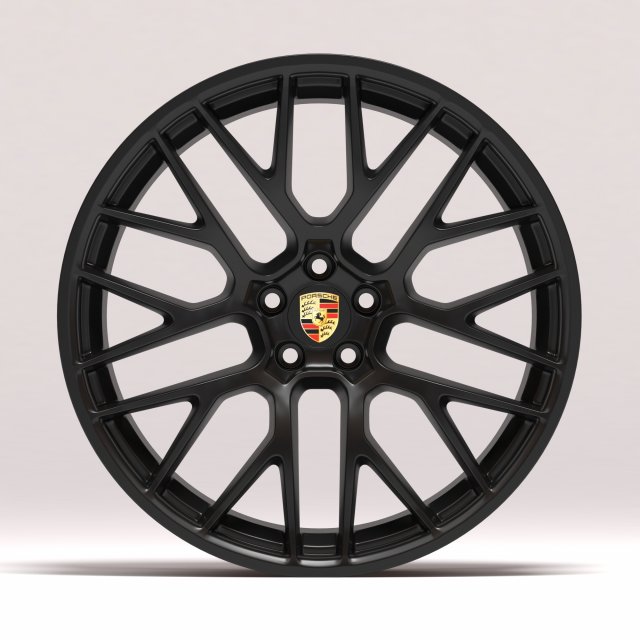 Macan RS Spyder Design Rim Printable 3D 프린트 모델 .c4d .max .obj .3ds .fbx .stl .blend
