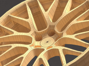 Macan RS Spyder Design Rim Printable 3D Baskı Modeli