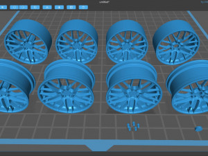 Macan RS Spyder Design Rim Printable 3D Baskı Modeli