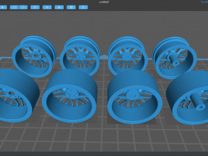 Macan RS Spyder Design Rim Printable 3D Baskı Modeli