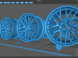 Macan RS Spyder Design Rim Printable 3D Baskı Modeli