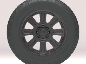 Brabus 800 Adventure XLP Wheel and Canister Modelo de Impressão 3D