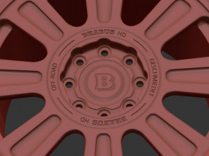 Brabus 800 Adventure XLP Wheel and Canister Modelo de Impressão 3D