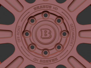 Brabus 800 Adventure XLP Wheel and Canister Modelo de Impressão 3D