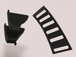 GT-R Lb Front Fender Vents Aero 3D-Druckmodell