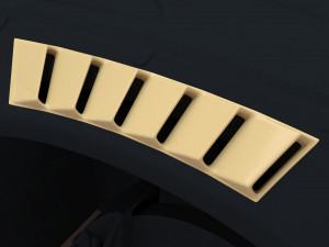 GT-R Lb Front Fender Vents Aero 3D-Druckmodell