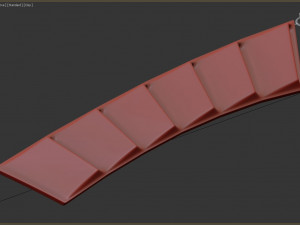 GT-R Lb Front Fender Vents Aero 3D-Druckmodell